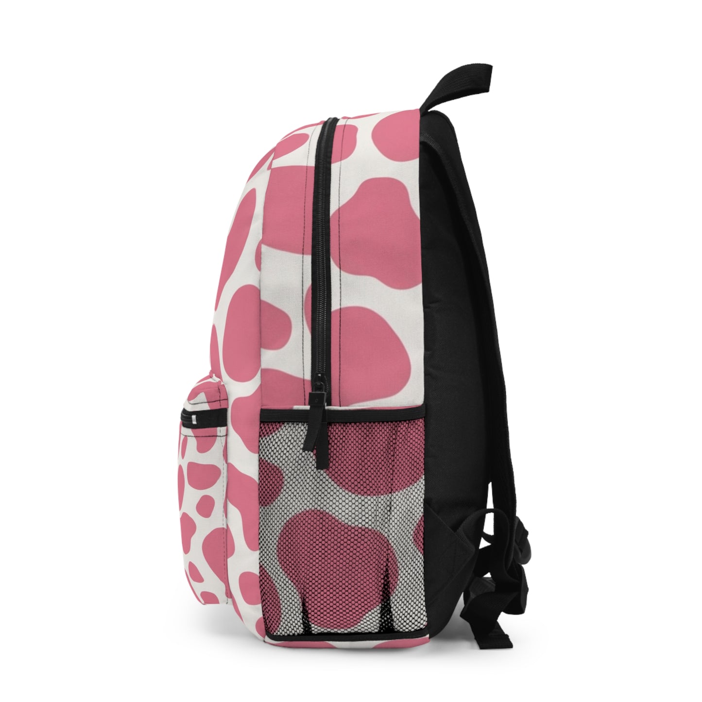 Pink Giraffe Print Backpack