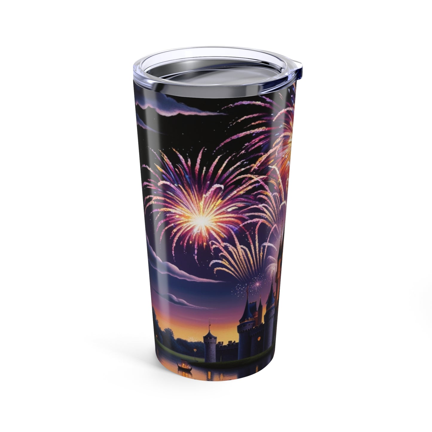 Night Sky Castle Tumbler  20 oz