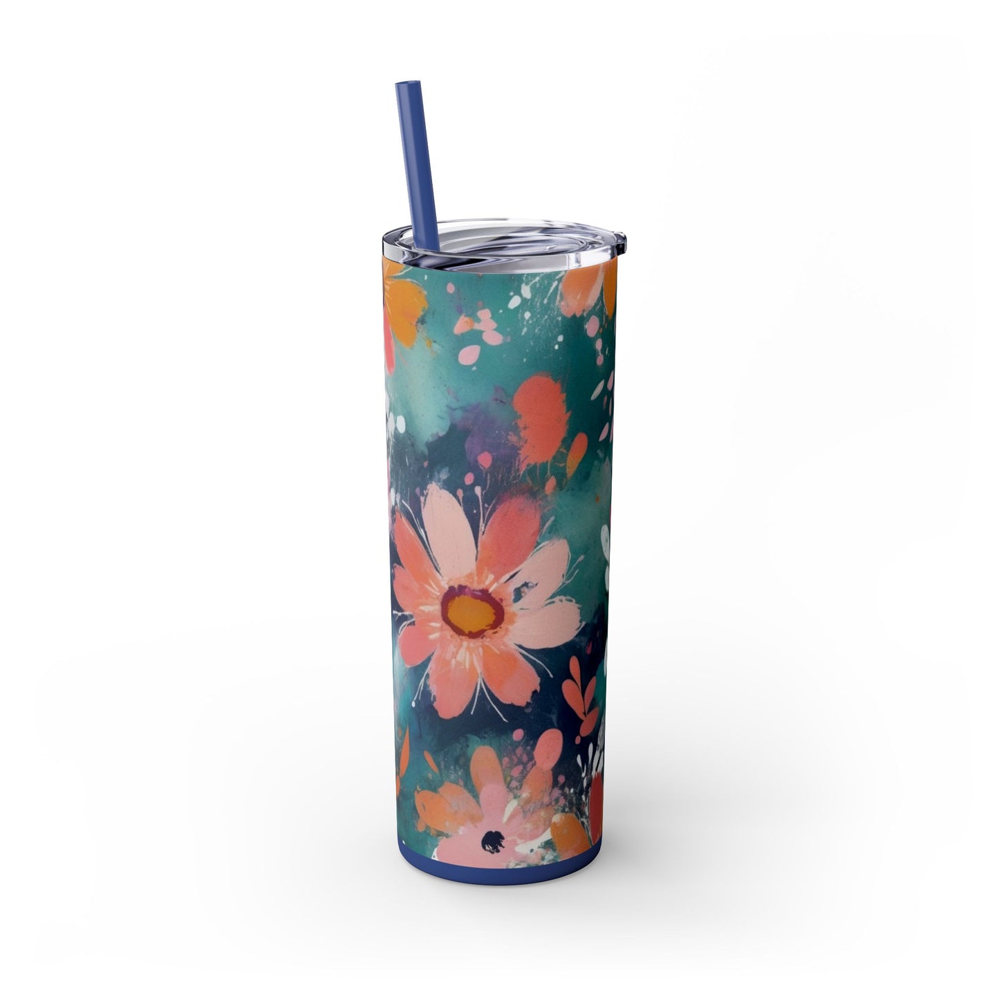 20oz Vibrant Floral Skinny Tumbler