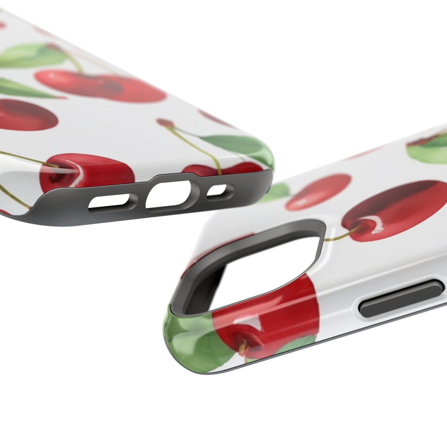 Cherry Print Magnetic Tough Case
