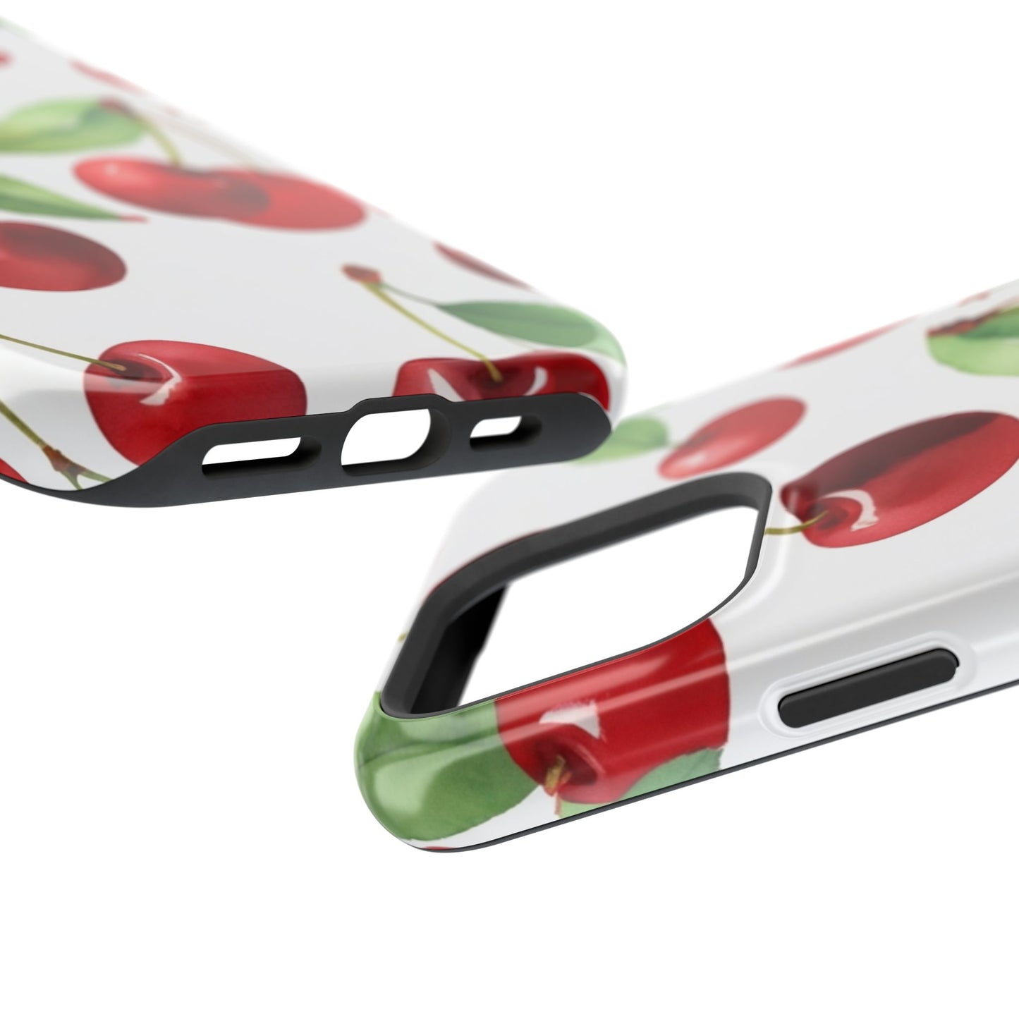 Cherry Print Magnetic Tough Case