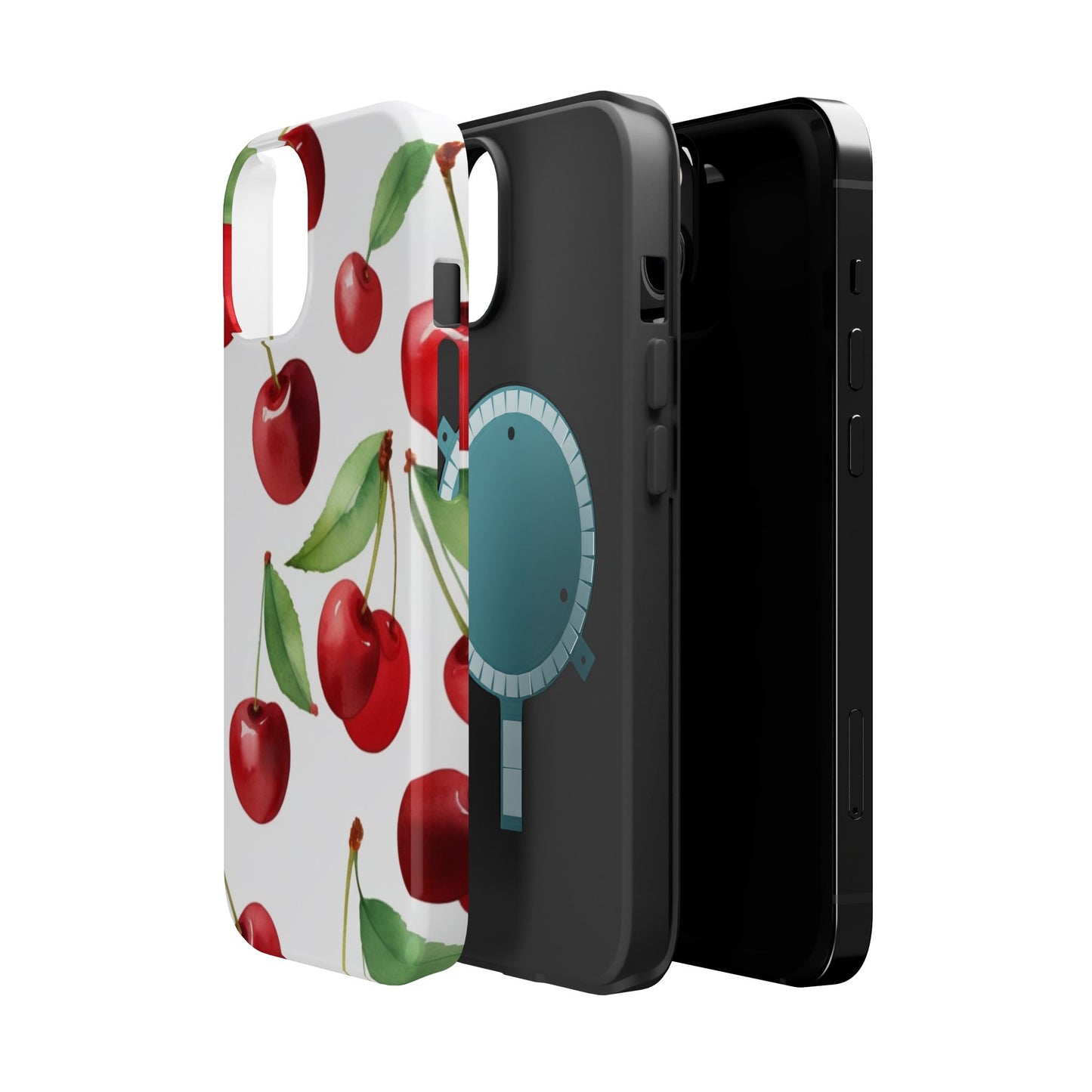 Cherry Print Magnetic Tough Case