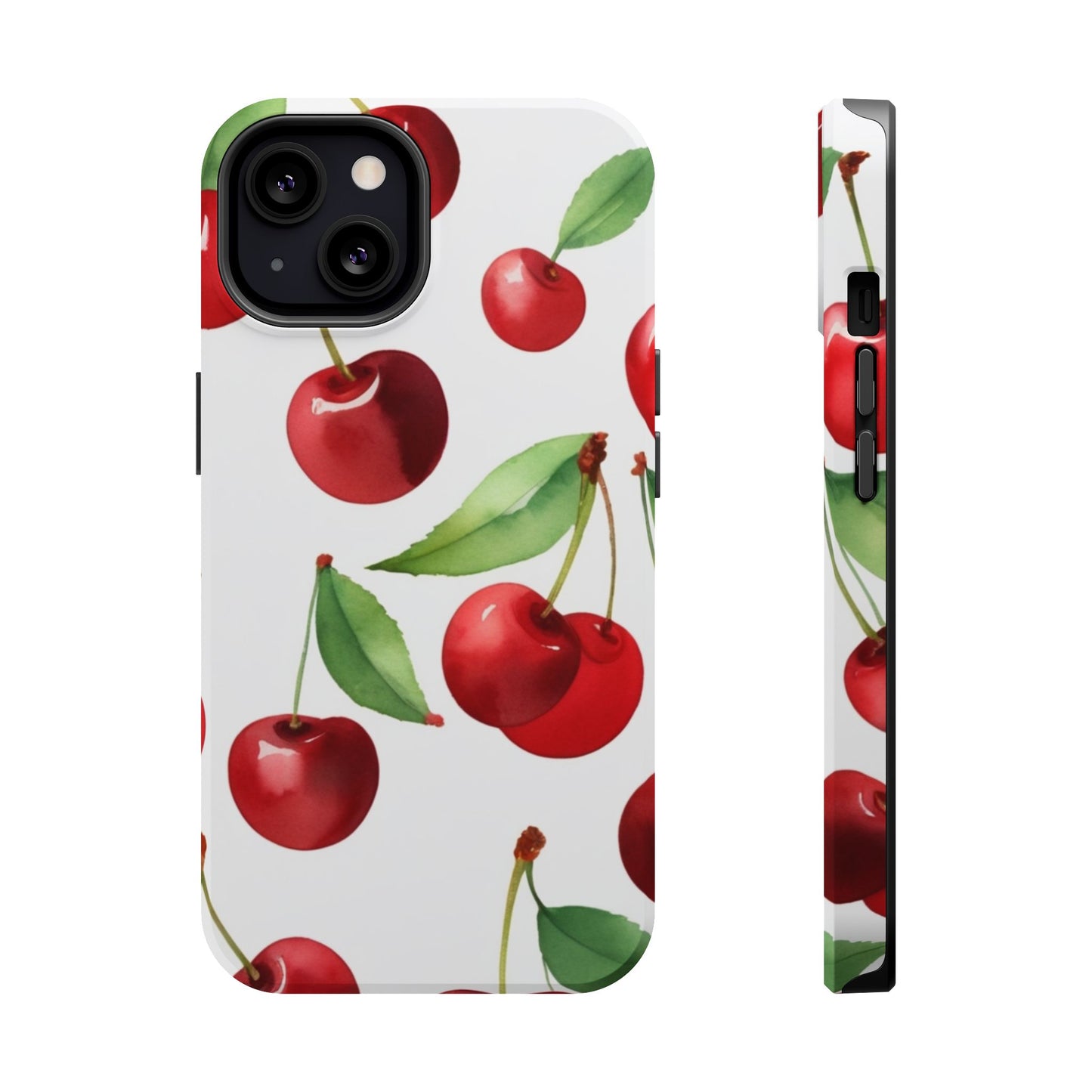 Cherry Print Magnetic Tough Case