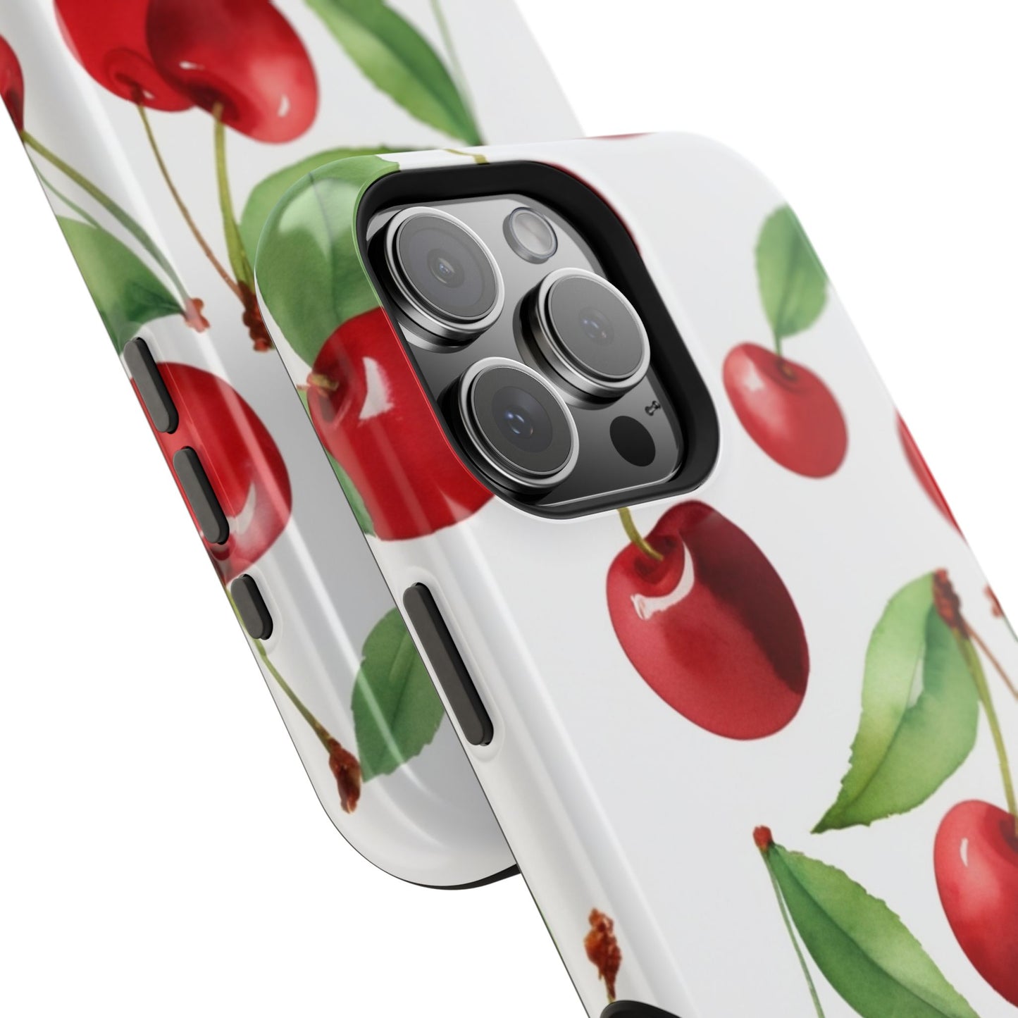 Cherry Print Magnetic Tough Case