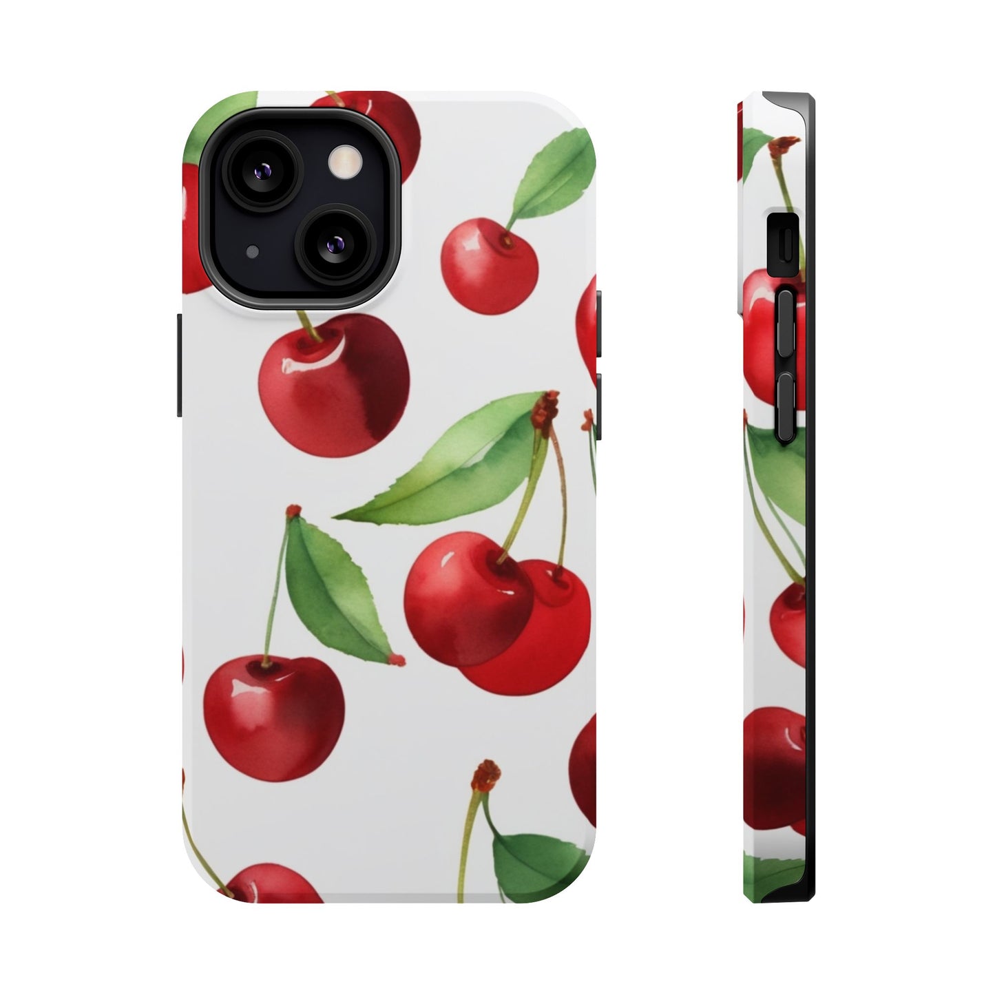 Cherry Print Magnetic Tough Case