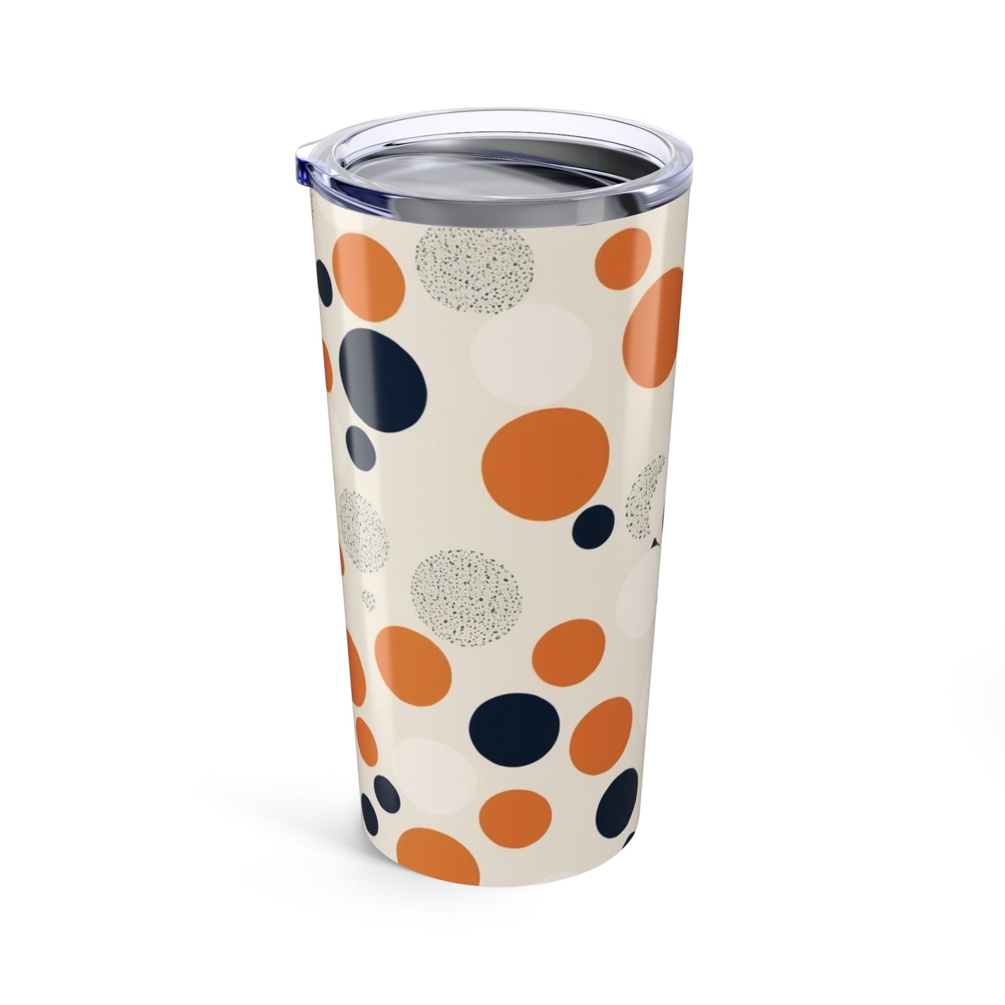 Orange Polka Dot Tumbler