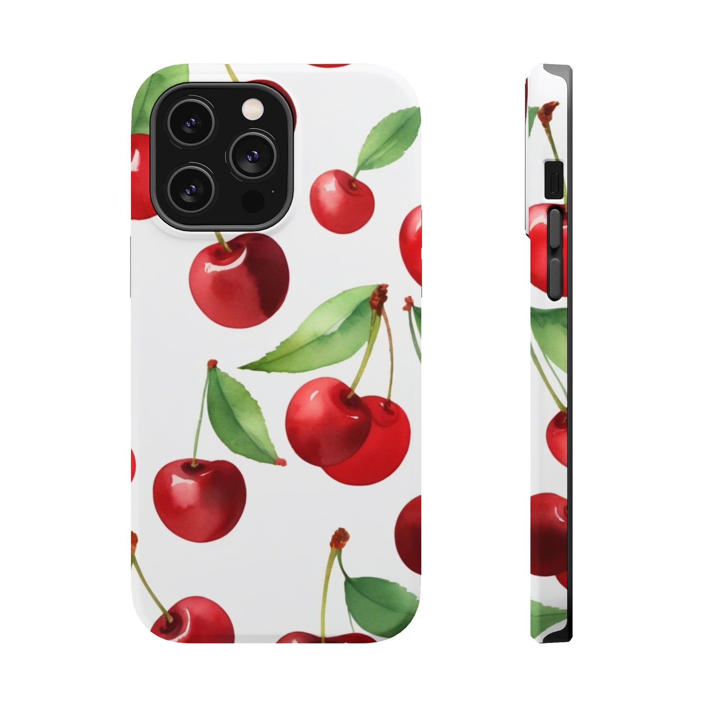 Cherry Print Magnetic Tough Case