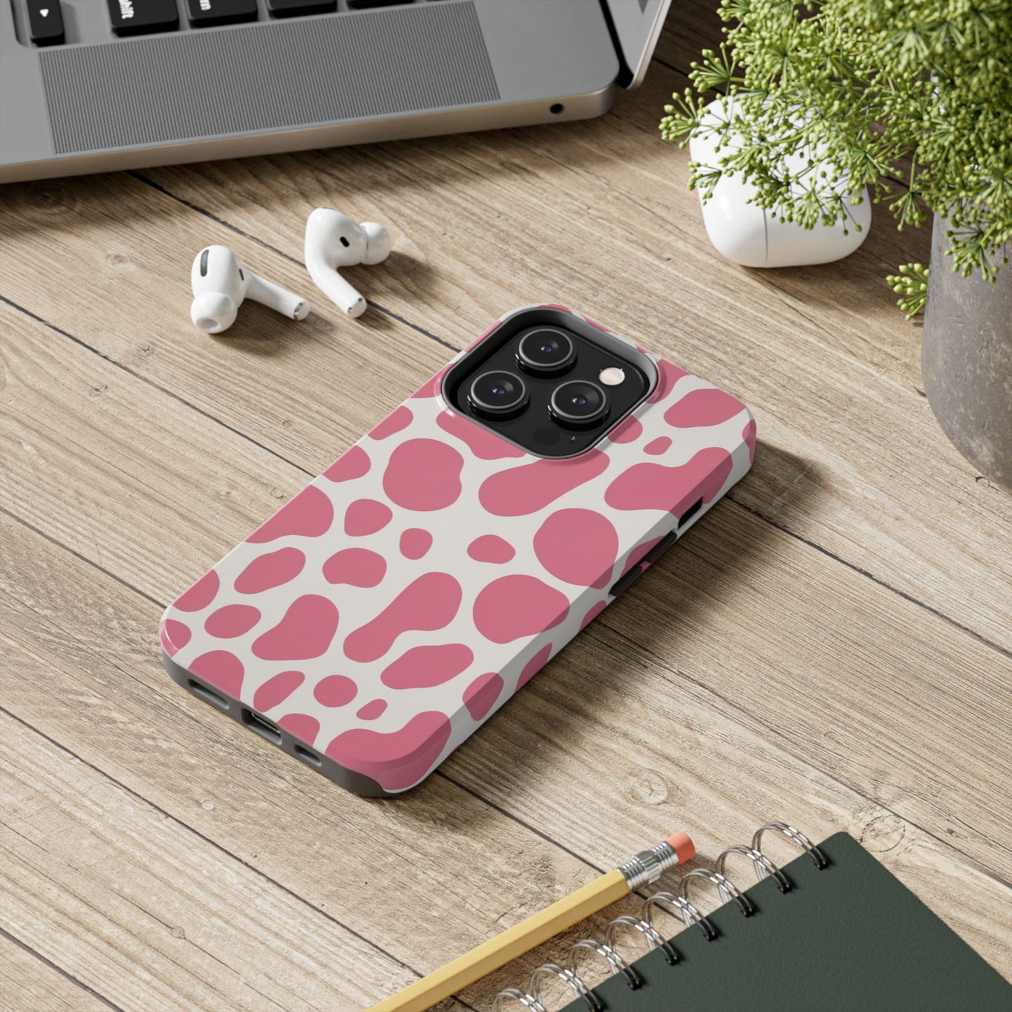 Giraffe Print Tough Phone Case for iPhone 16 15 14 13 12 11 X 8 7 Samsung Galaxy S24 S23 S22 S21