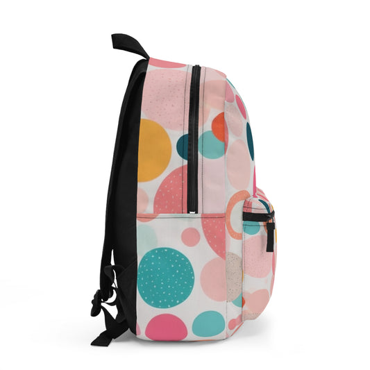Colorful Polka Dot Backpack
