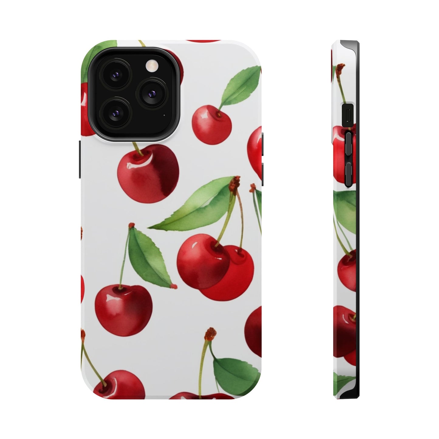 Cherry Print Magnetic Tough Case