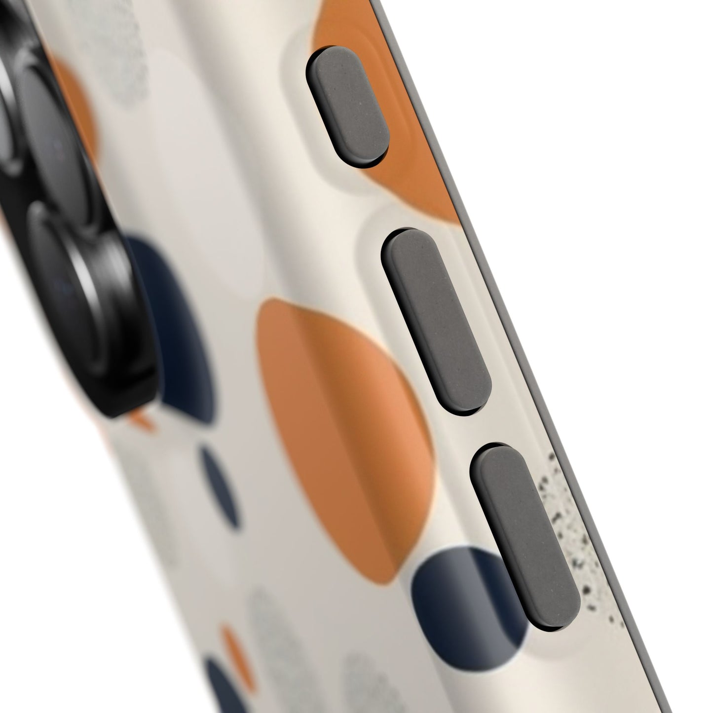 Orange Polka Dot Magnetic Phone Case