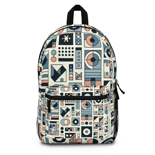 Geometric Print Backpack