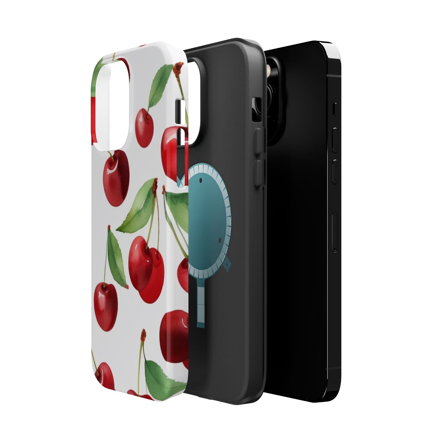 Cherry Print Magnetic Tough Case