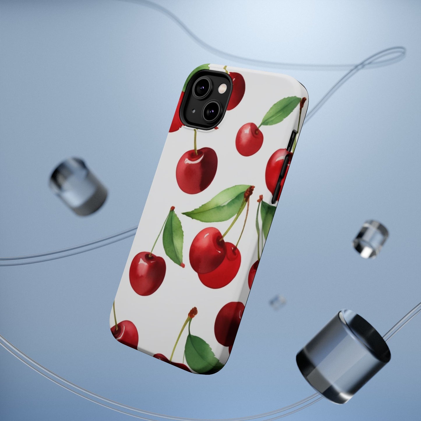 Cherry Print Magnetic Tough Case