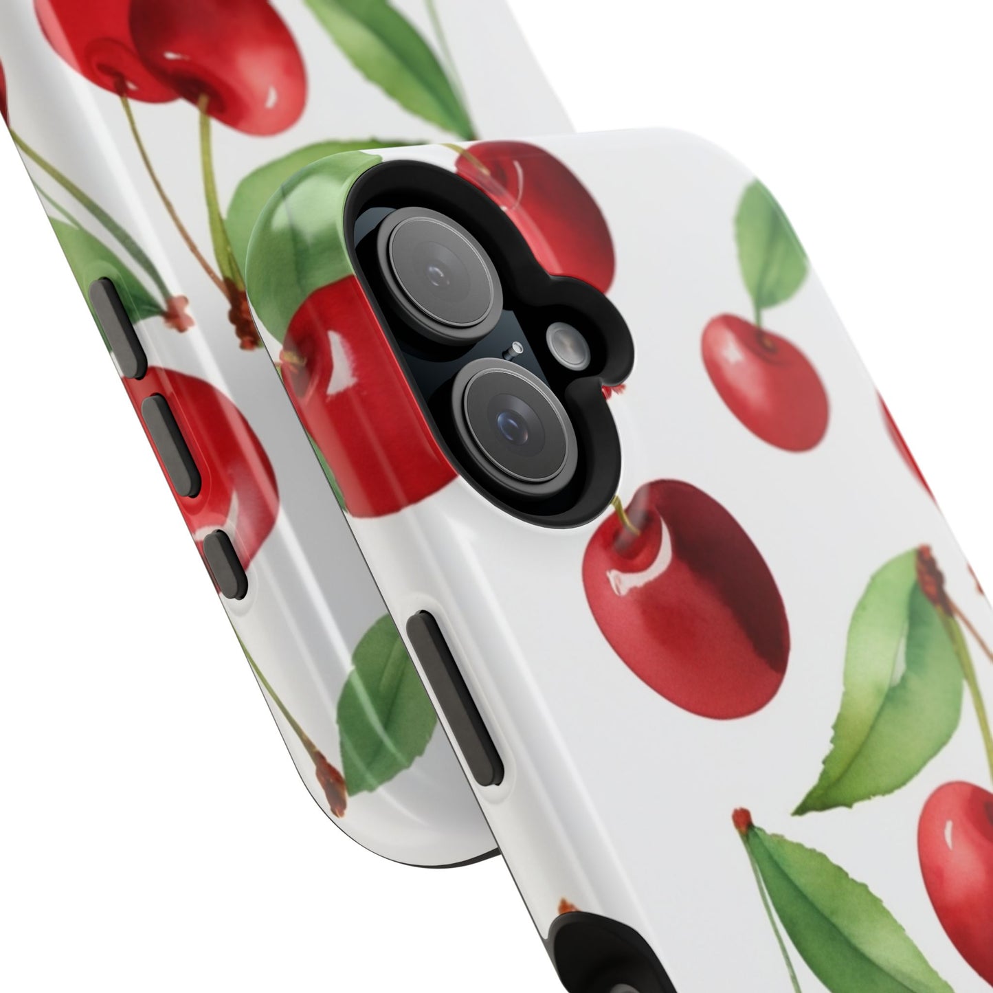 Cherry Print Magnetic Tough Case