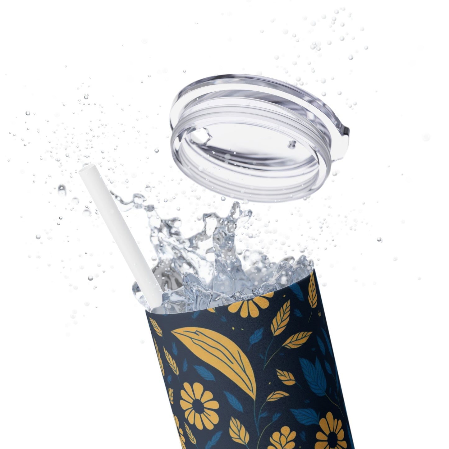 Summer Floral Skinny Tumbler