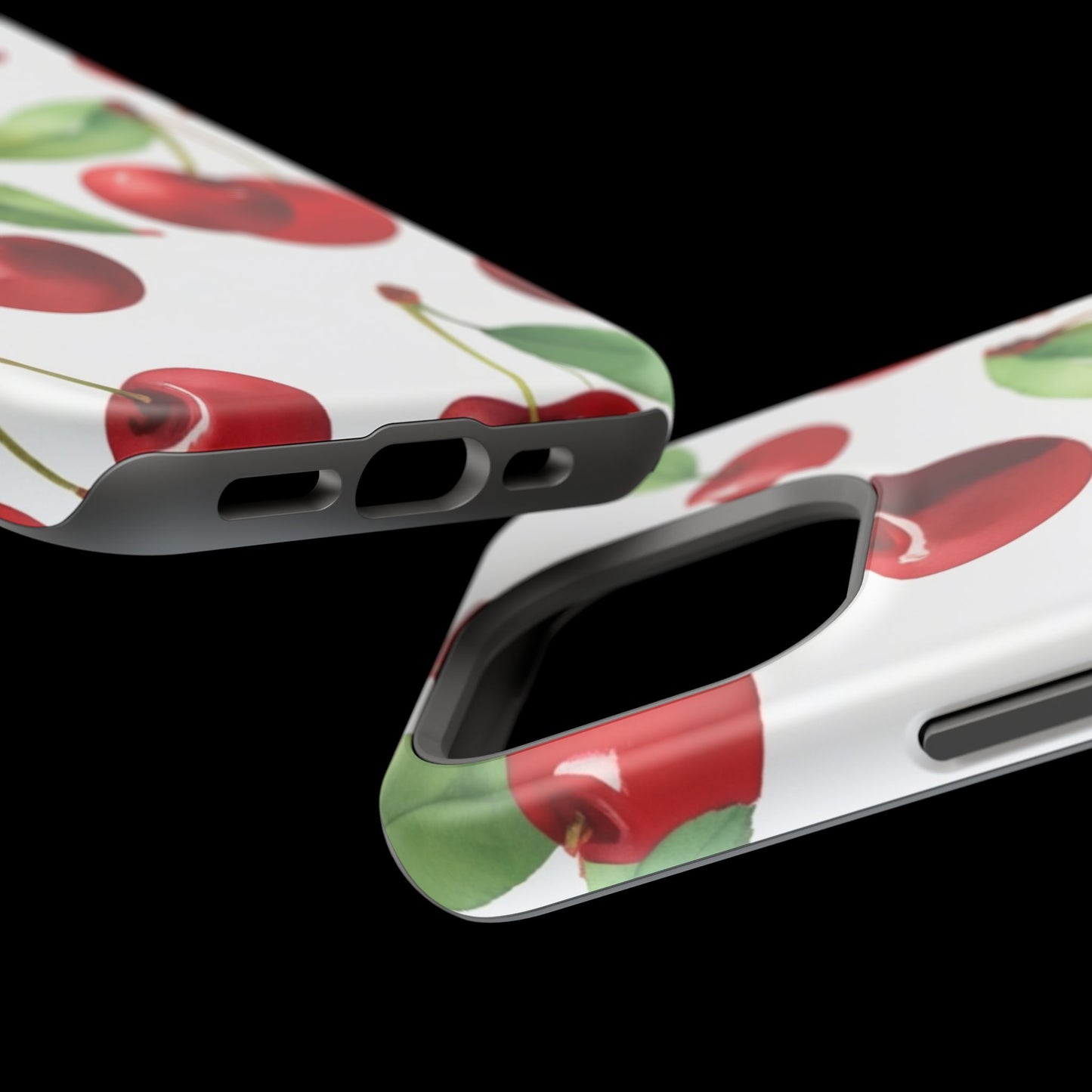 Cherry Print Magnetic Tough Case