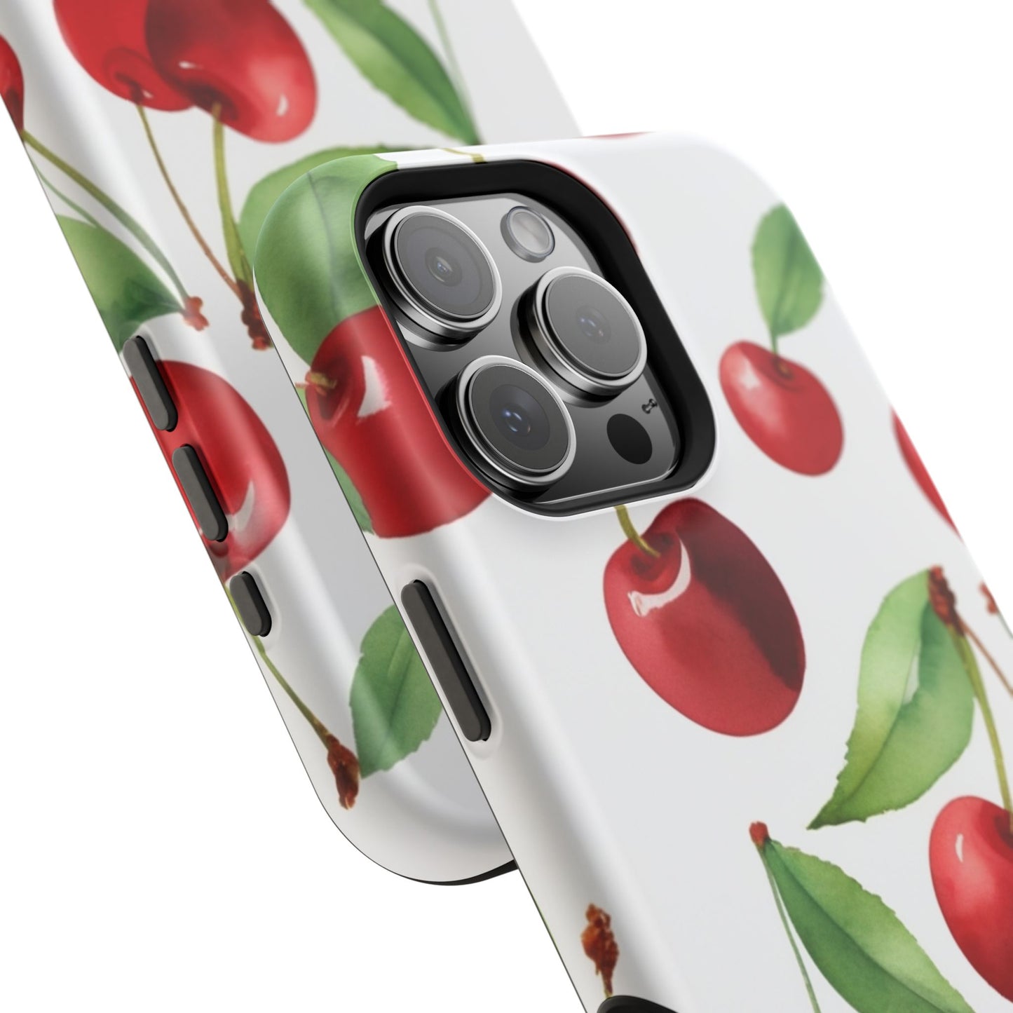 Cherry Print Magnetic Tough Case