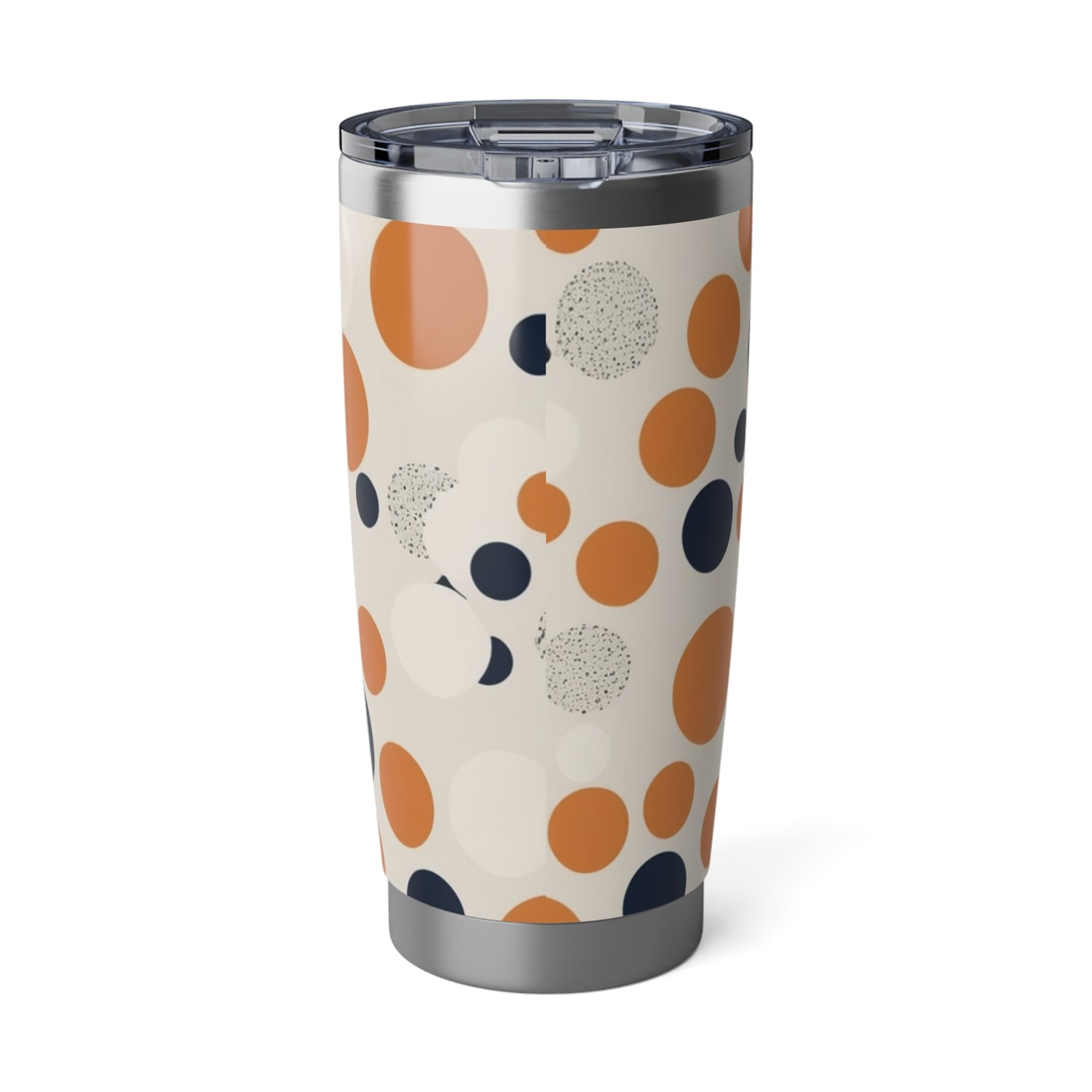 Orange Polka Dot Travel Tumbler 20oz