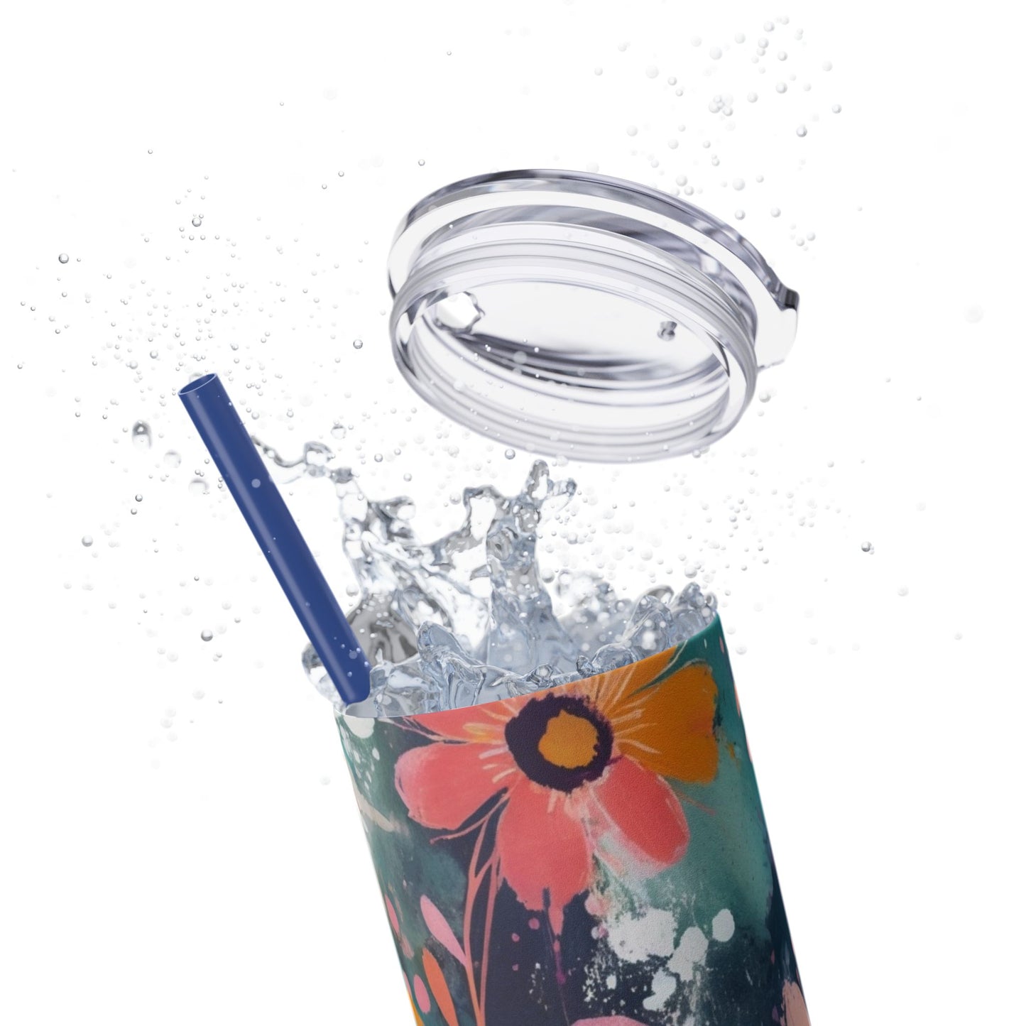 20oz Vibrant Floral Skinny Tumbler