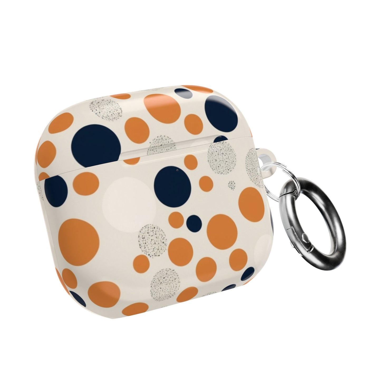 Orange Polka Dot  AirPod Case