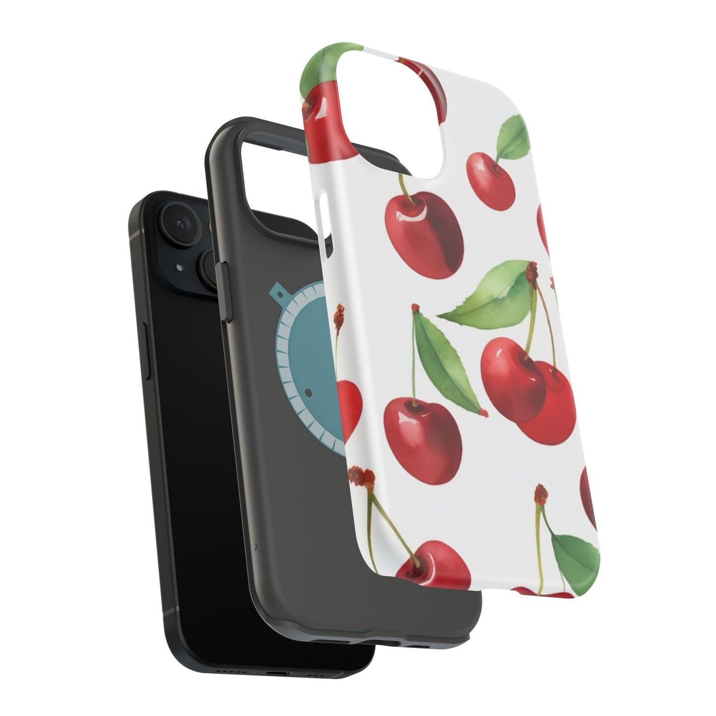 Cherry Print Magnetic Tough Case