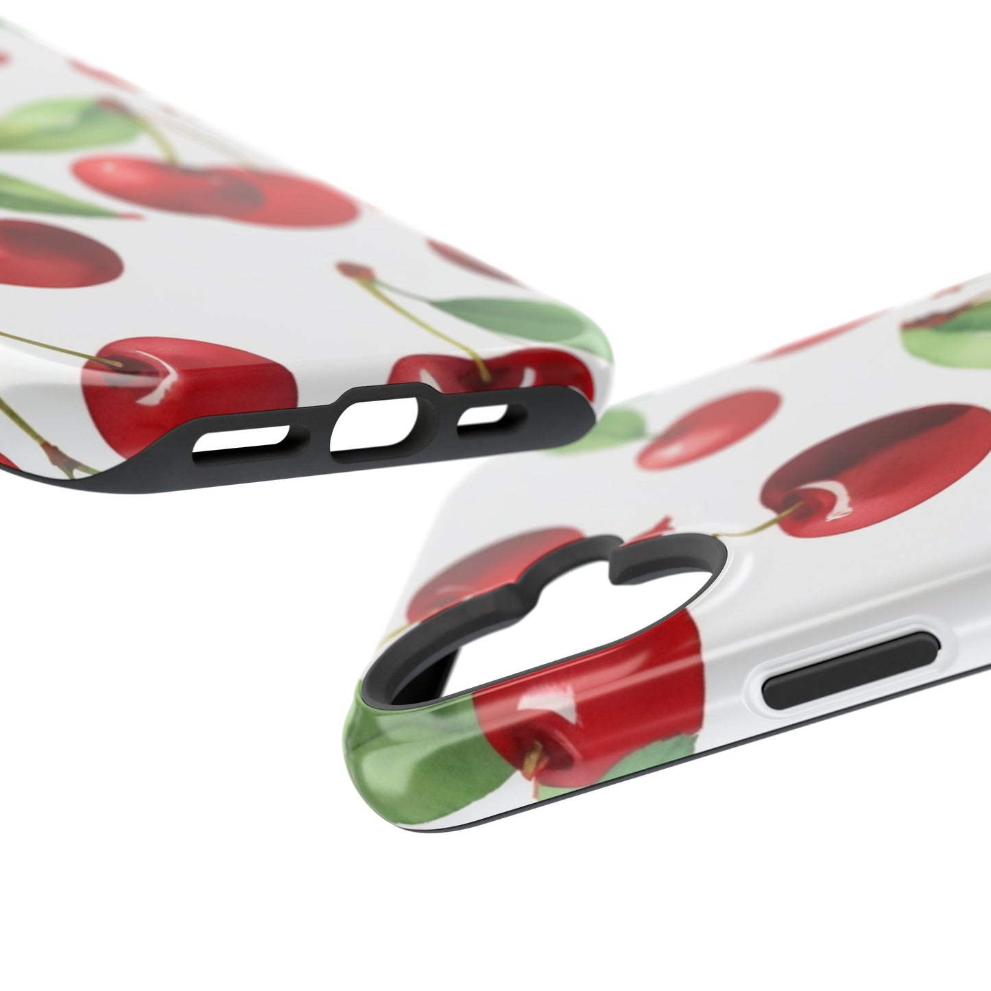 Cherry Print Magnetic Tough Case