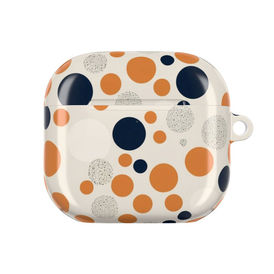 Orange Polka Dot  AirPod Case