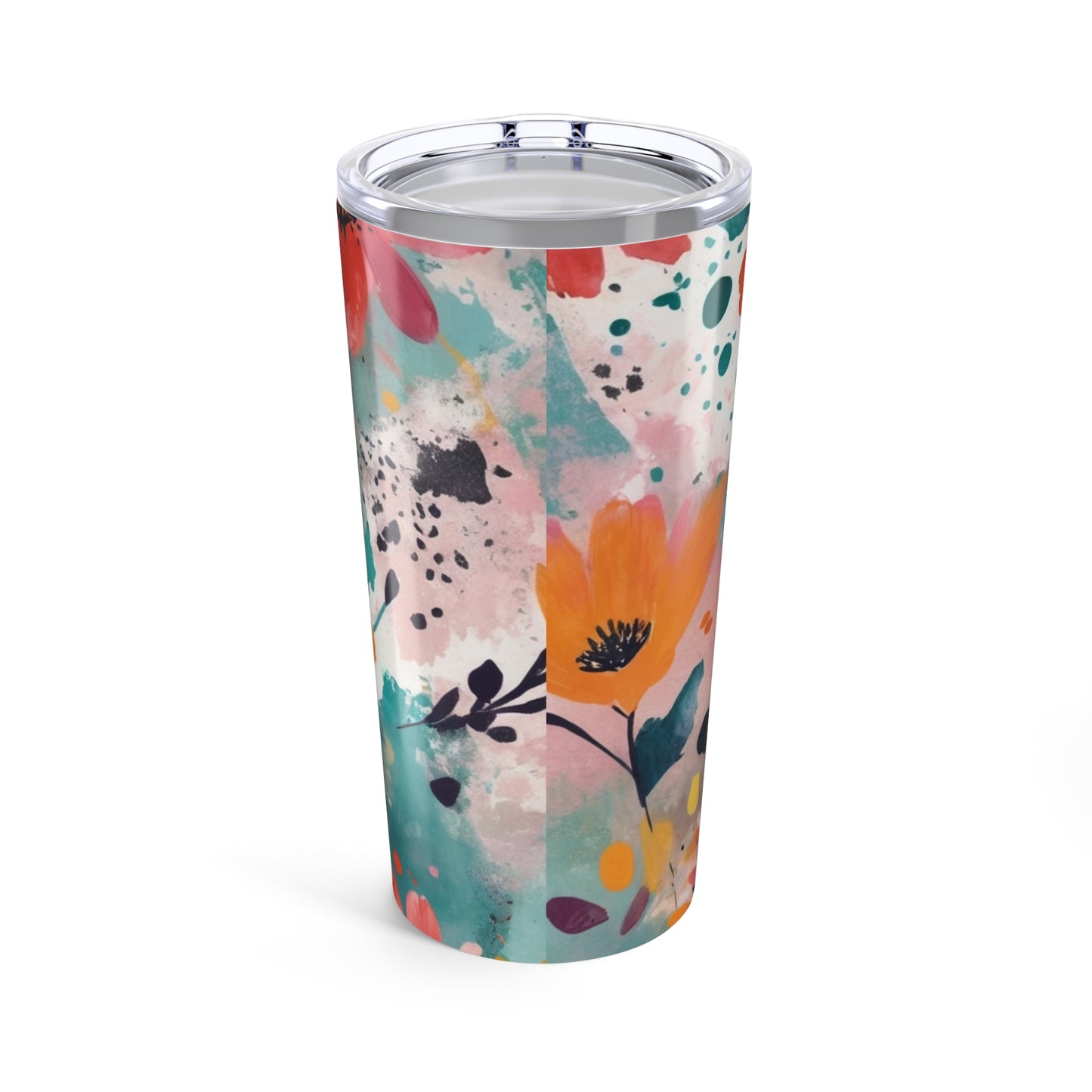 Vibrant Floral Tumbler 20oz