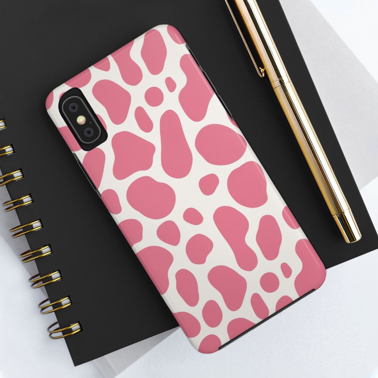 Giraffe Print Tough Phone Case for iPhone 16 15 14 13 12 11 X 8 7 Samsung Galaxy S24 S23 S22 S21