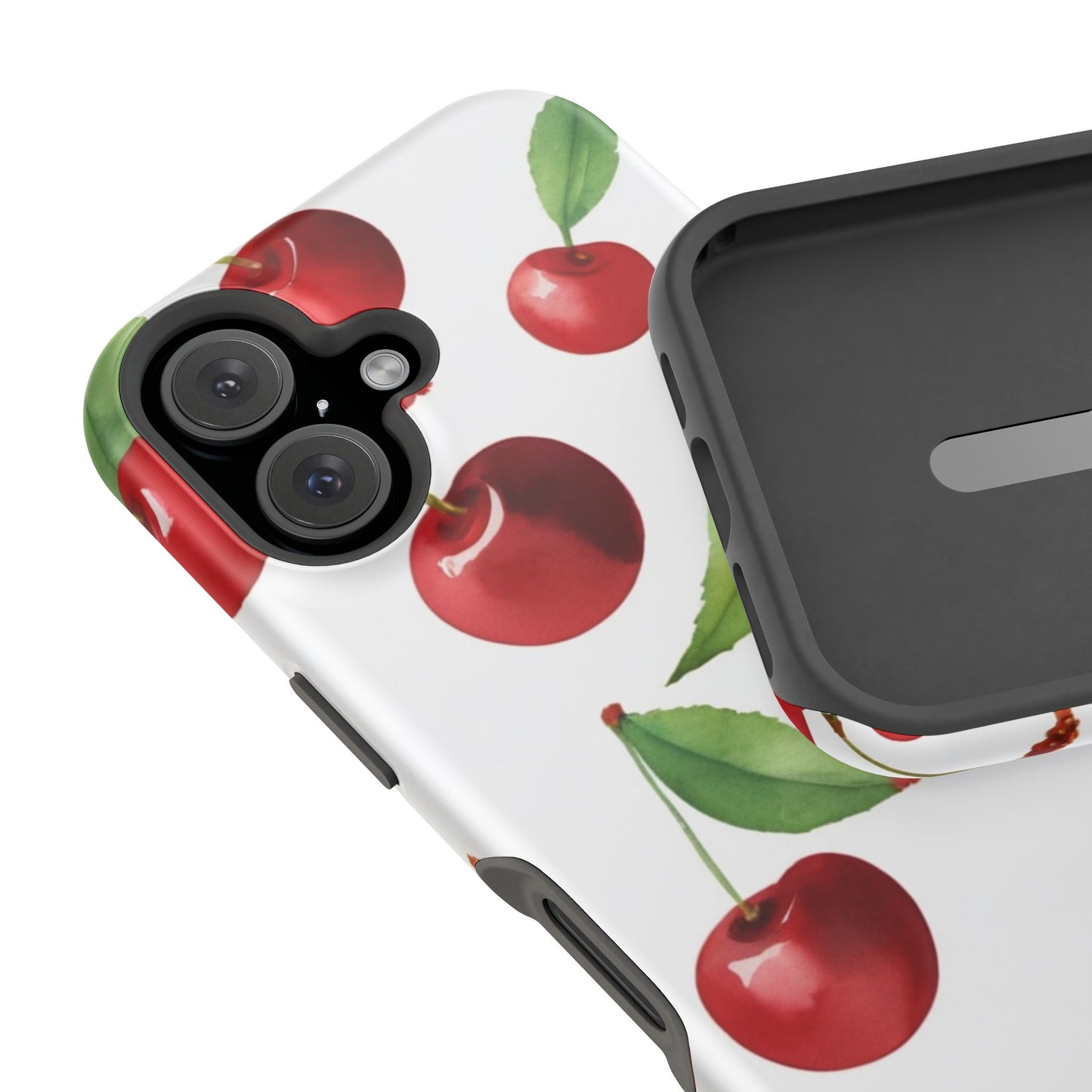 Cherry Print Magnetic Tough Case