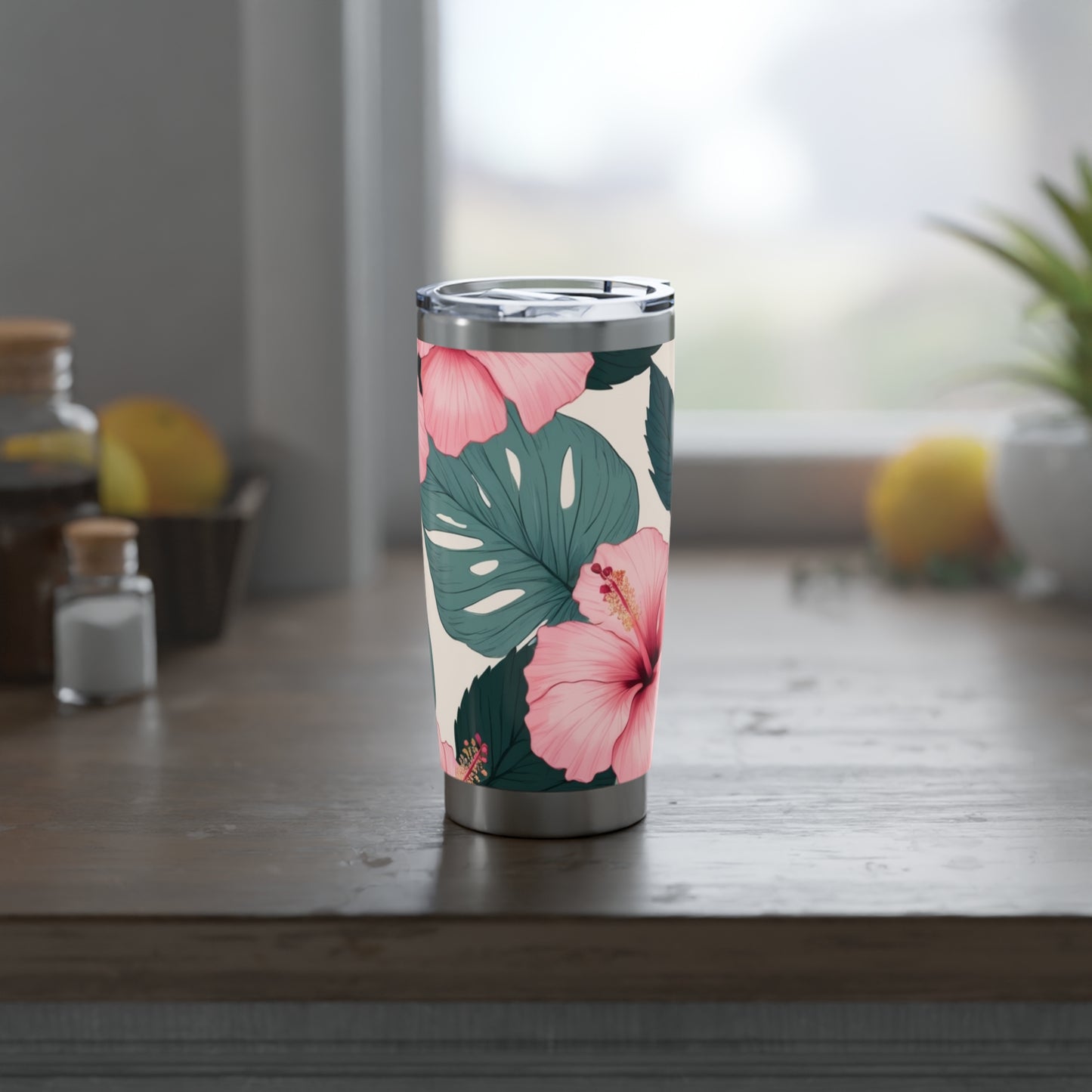 Tropical Hibiscus 20oz Tumbler