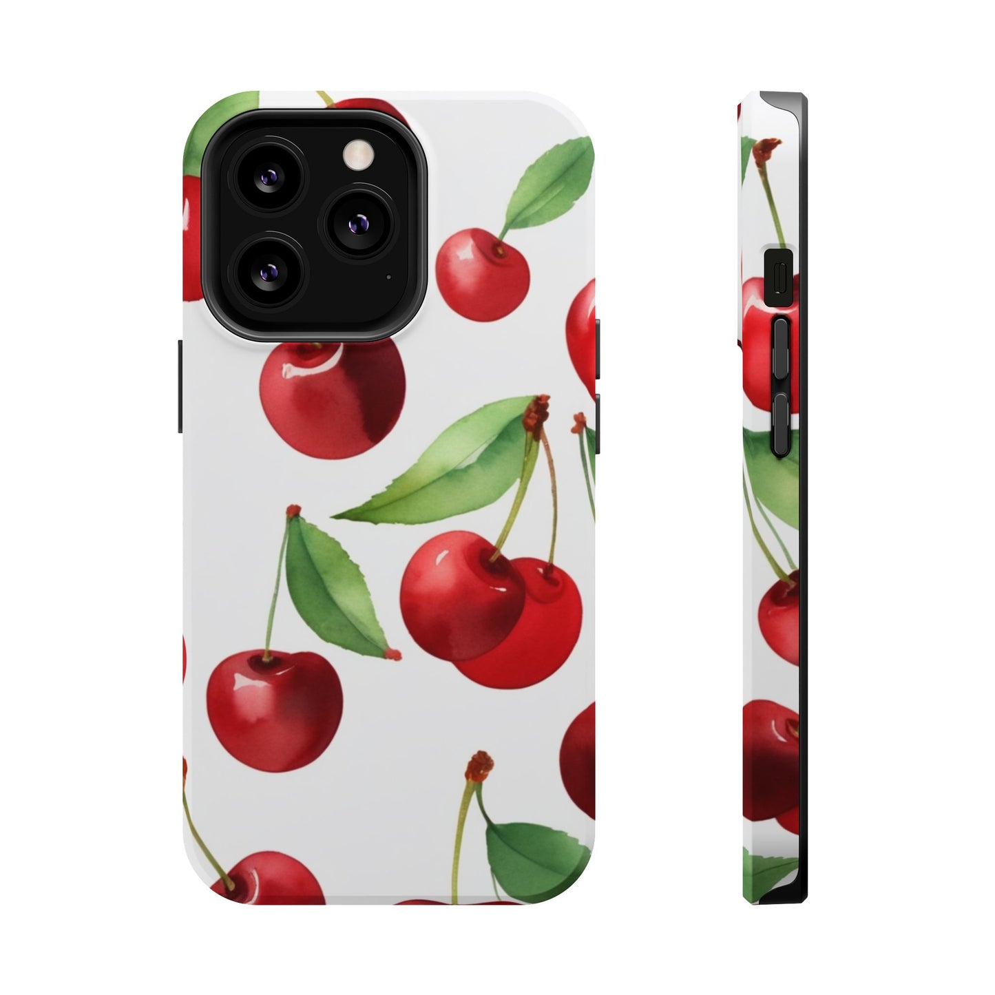 Cherry Print Magnetic Tough Case