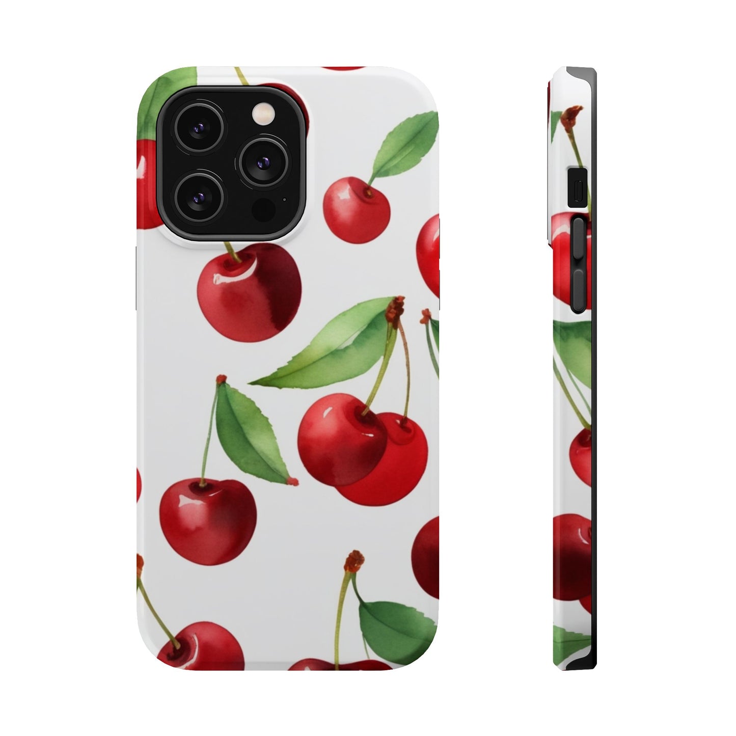 Cherry Print Magnetic Tough Case