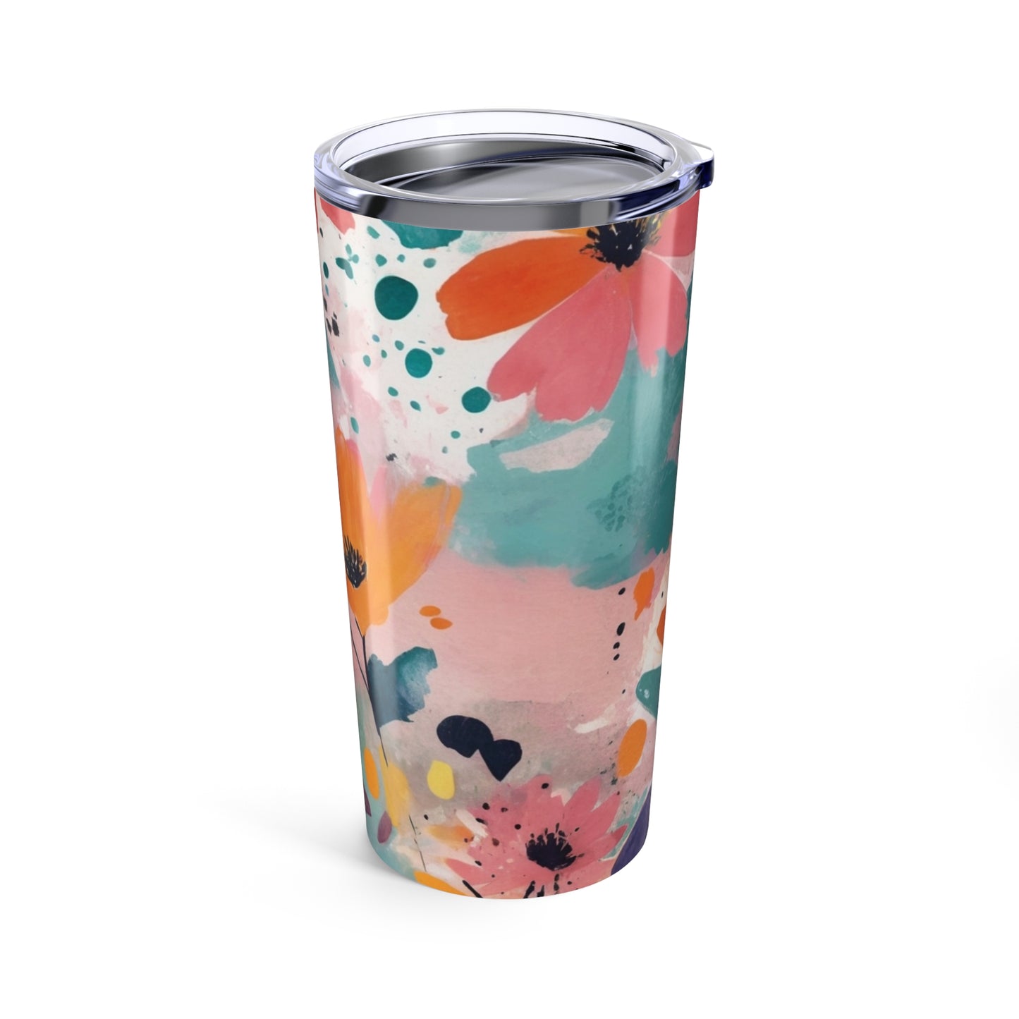 Vibrant Floral Tumbler 20oz