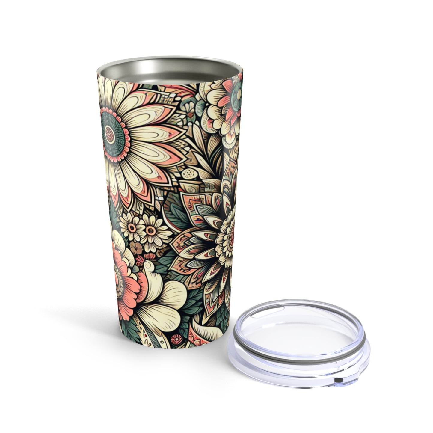 Boho Floral Tumbler 20oz