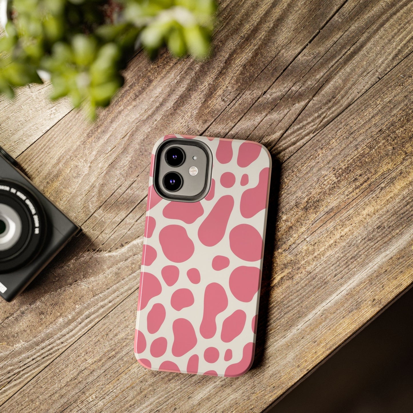 Giraffe Print Tough Phone Case for iPhone 16 15 14 13 12 11 X 8 7 Samsung Galaxy S24 S23 S22 S21