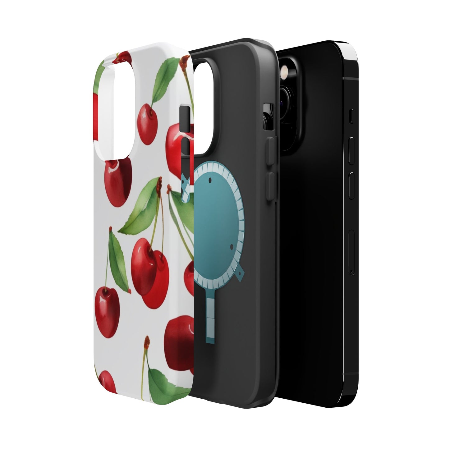 Cherry Print Magnetic Tough Case