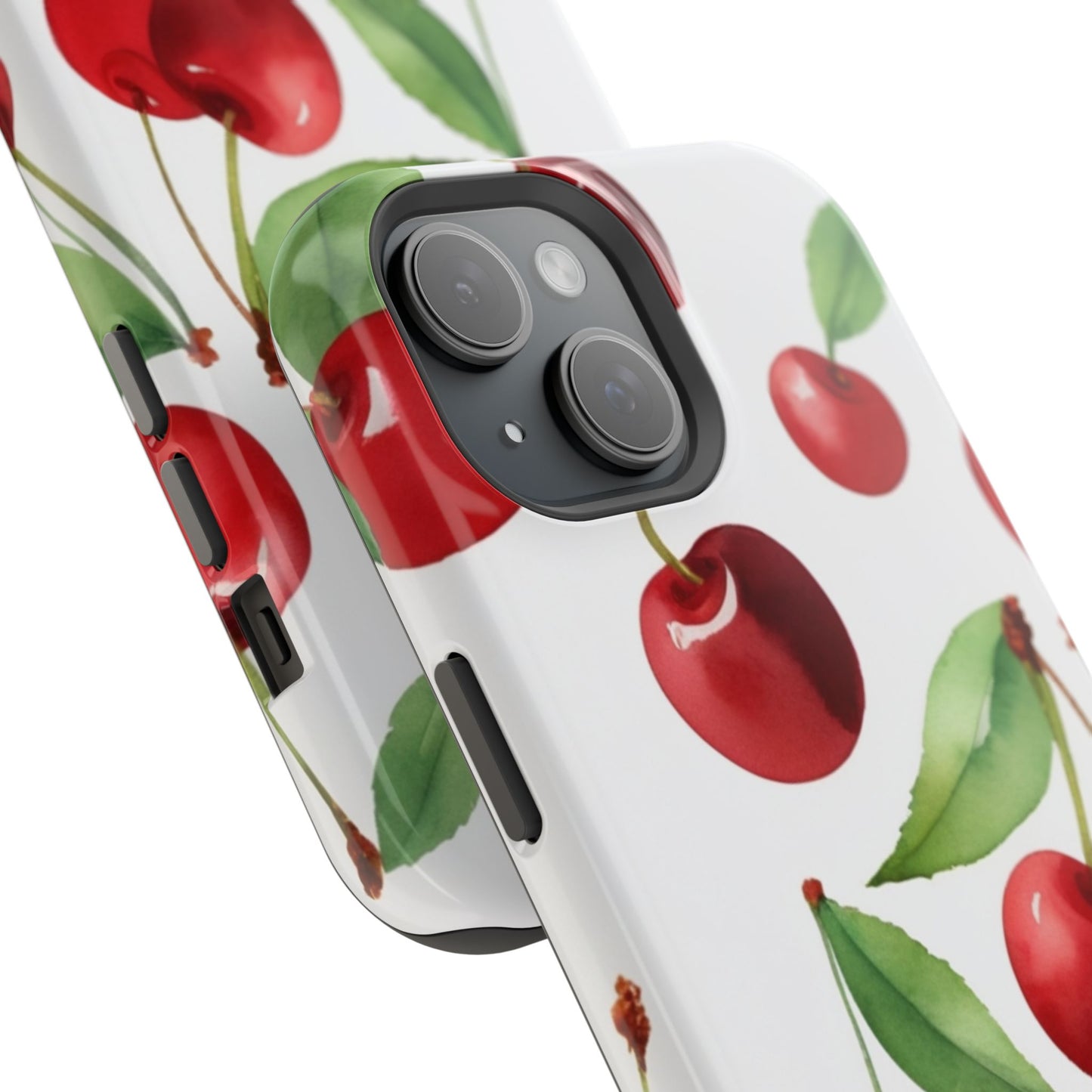 Cherry Print Magnetic Tough Case