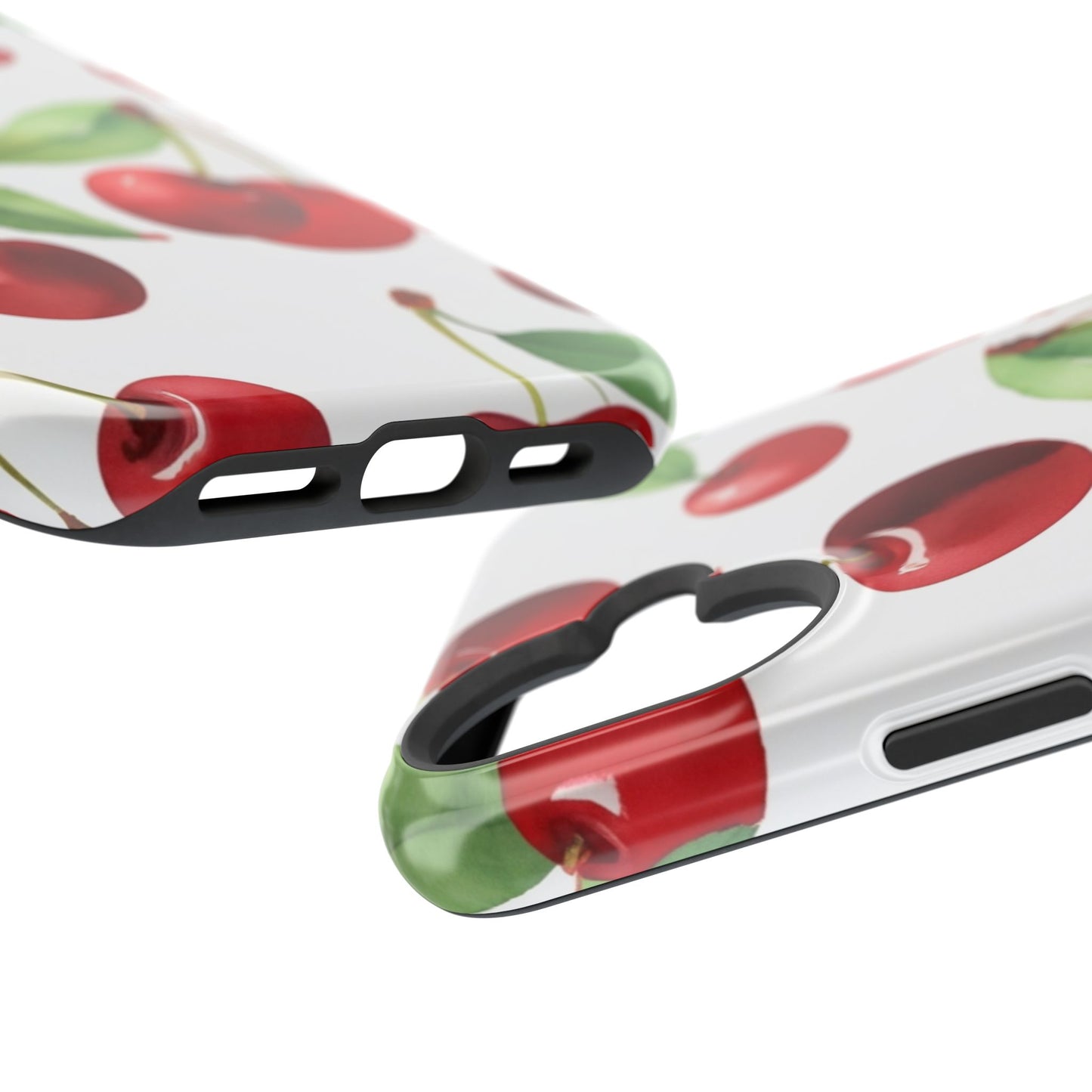 Cherry Print Magnetic Tough Case