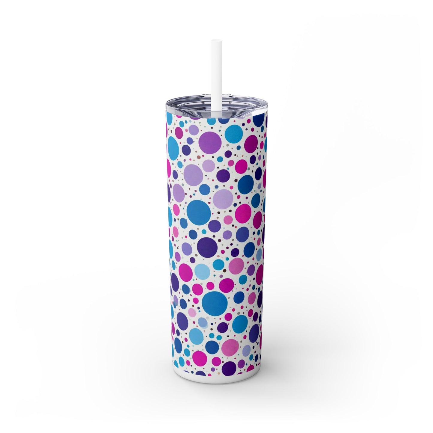 Polka Dot Skinny Tumbler