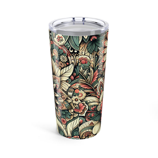 Boho Floral Tumbler 20oz