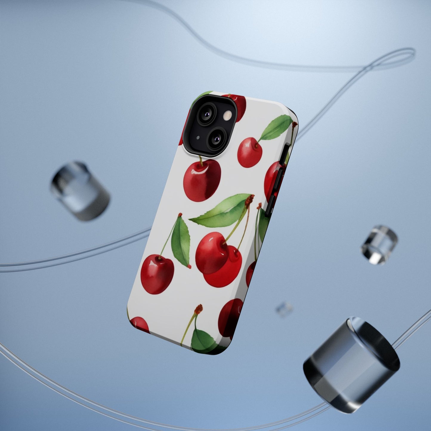 Cherry Print Magnetic Tough Case