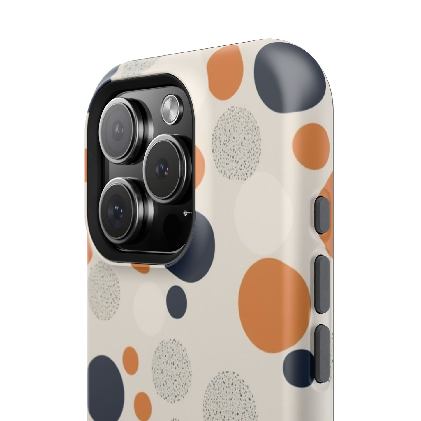 Orange Polka Dot Magnetic Phone Case