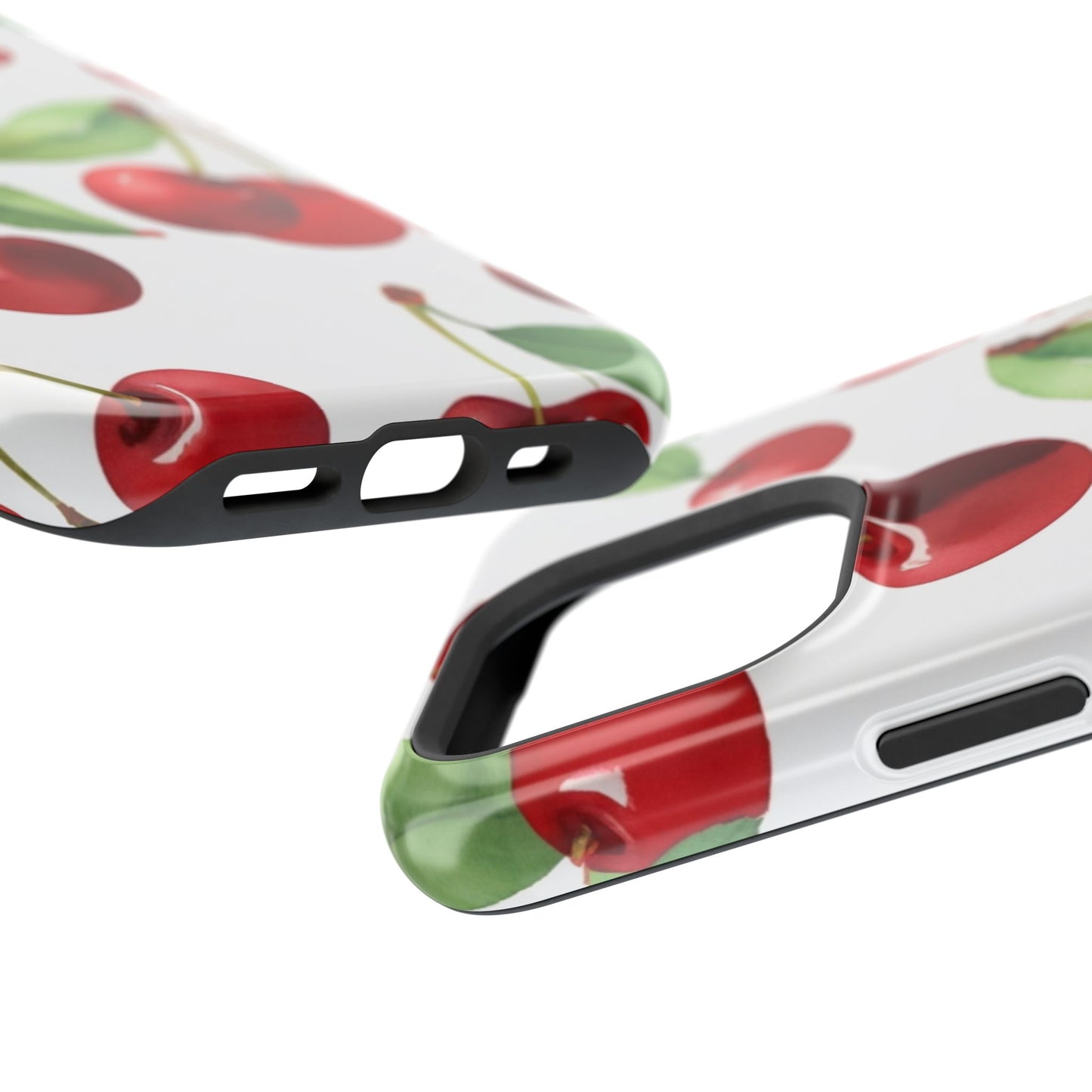 Cherry Print Magnetic Tough Case