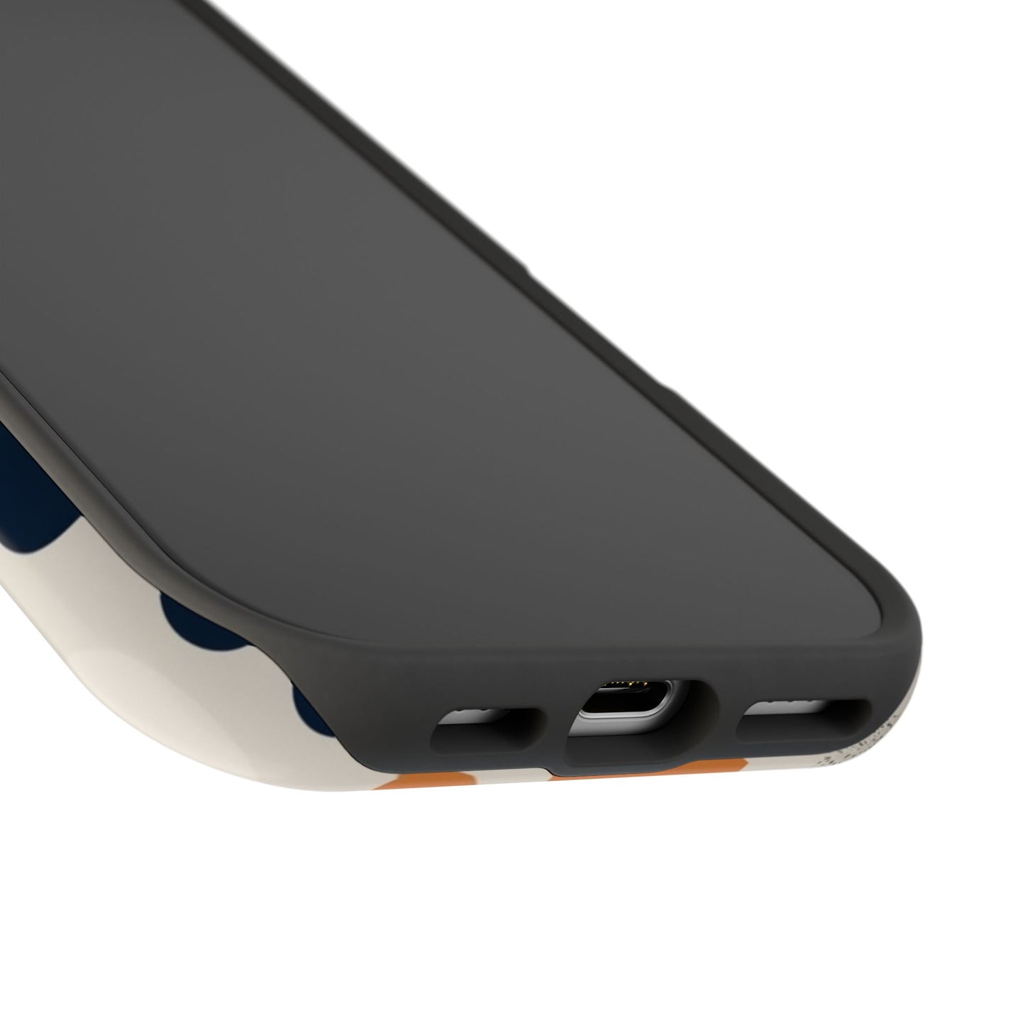 Orange Polka Dot Magnetic Phone Case