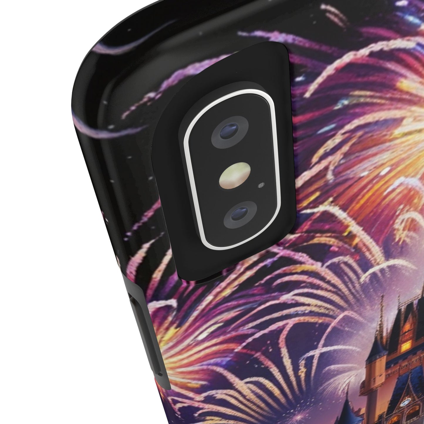 Magical Castle and Fireworks Tough Phone Case for iPhone 16 15 14 13 12 11 X 8 7 Samsung Galaxy S24 S23 S22 S21
