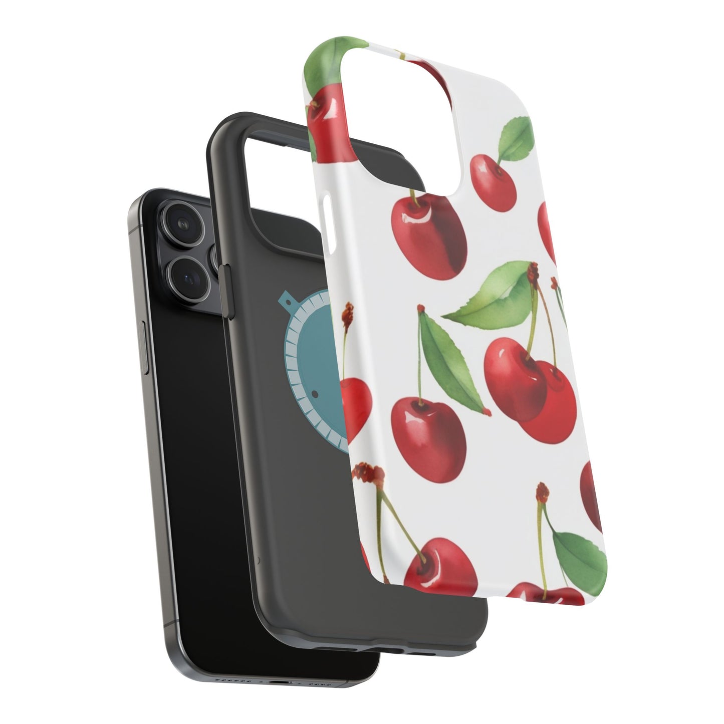 Cherry Print Magnetic Tough Case