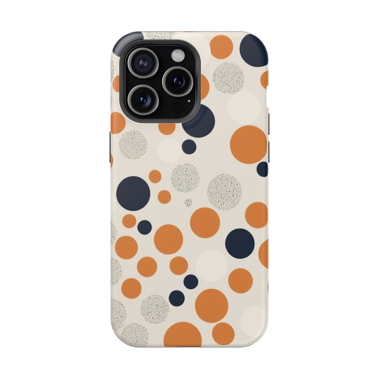 Orange Polka Dot Magnetic Phone Case