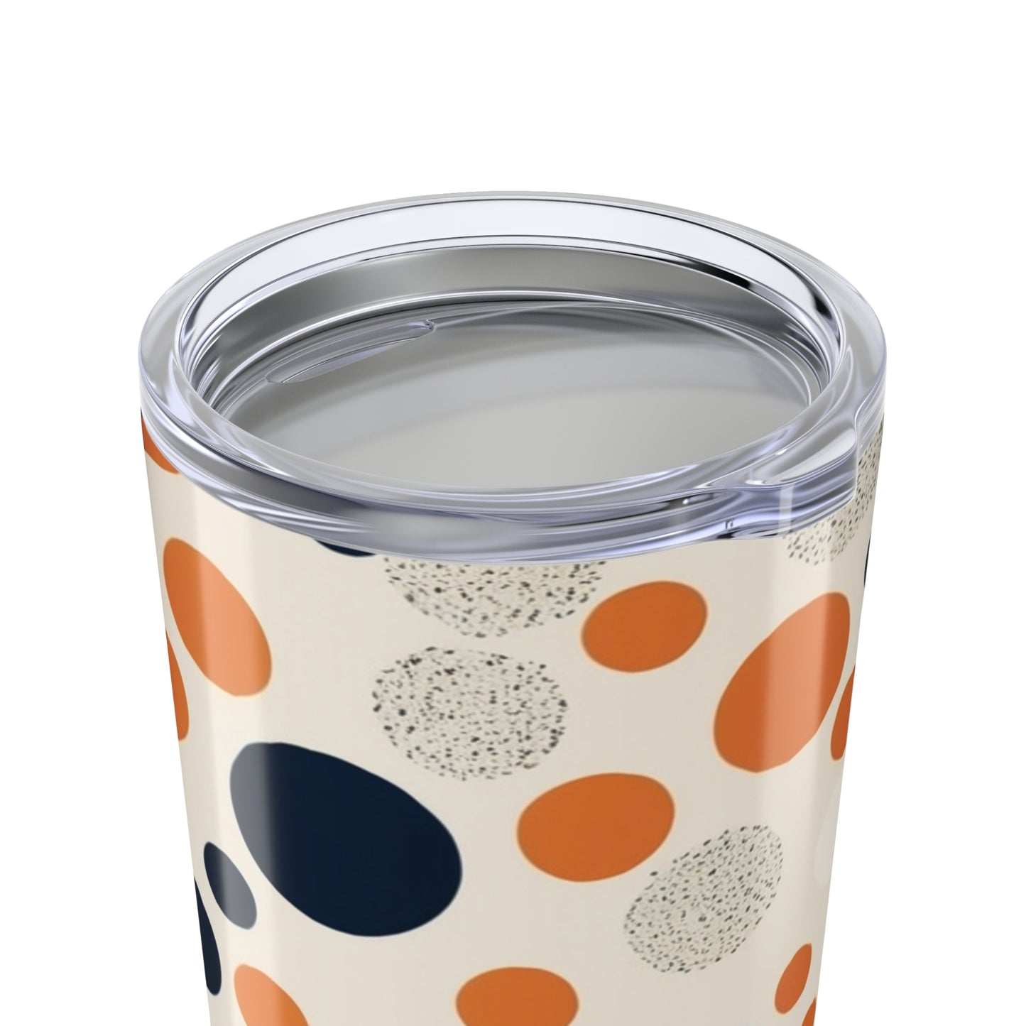 Orange Polka Dot Tumbler